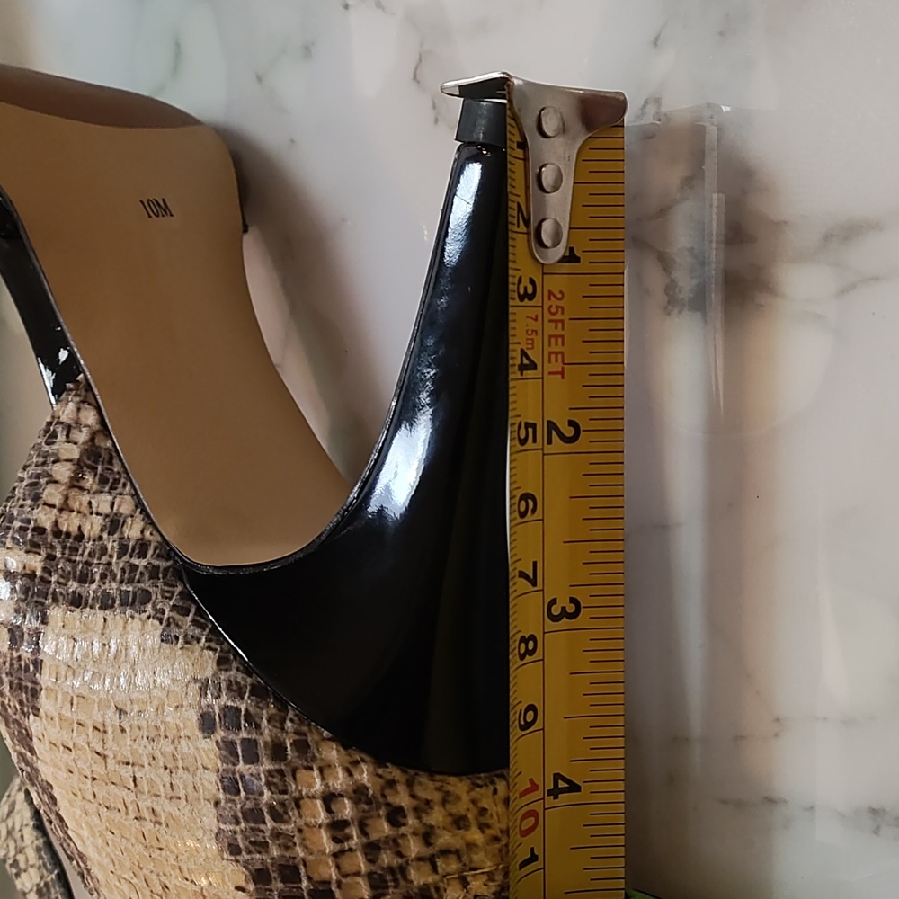 ALFANI Snakeskin and Black Women's Heels - Women's Size 10M - Picture 10 of 10